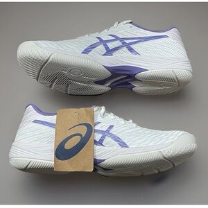 Asics Gel-Game 9 1042A211-106 White/Amethyst Women's Running Shoes Size 8